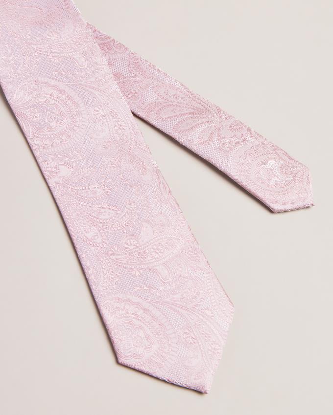 Cravates Ted Baker Paisley Silk Rose Homme | UUO-07483401